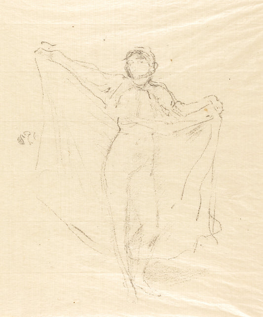 La Danseuse: A Study of the Nude by James McNeill Whistler (American, 1834 - 1903), 16X12"(A3)Poster Print