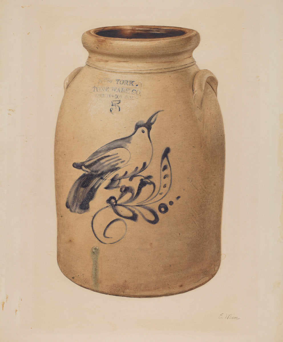 Jar by Elsie Wein (American, active c. 1935), 16X12"(A3)Poster Print