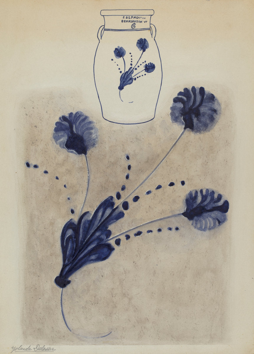 Churn by Yolande Delasser (American, active c. 1935), 16X12"(A3)Poster Print