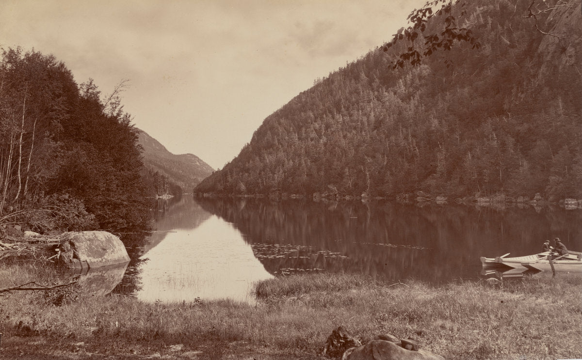 Cascade Lake, Adirondacks by Seneca Ray Stoddard (American, 1843 - 1917), 16X12"(A3)Poster Print