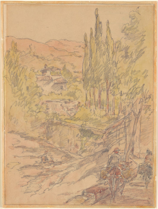 Granada by Walter Shirlaw (American, 1838 - 1909), 16X12"(A3)Poster Print