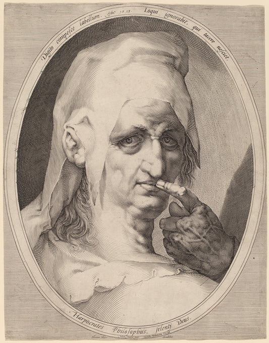 Harpocrates by Jan Muller (Dutch, 1571 - 1628), 16X12"(A3)Poster Print