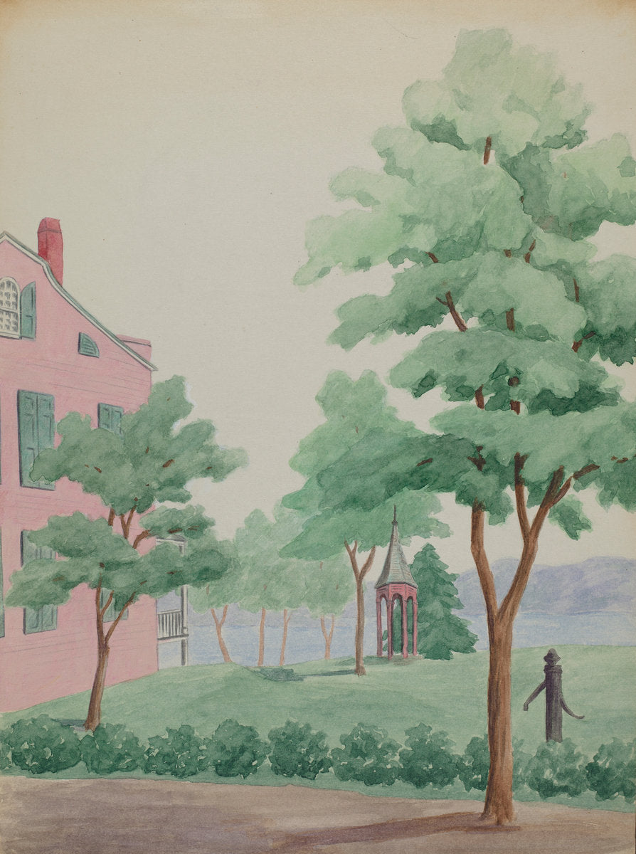 Schermerhorn Estate by Helen Miller (American, active c. 1935), 16X12"(A3)Poster Print