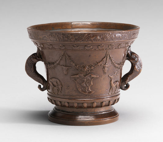 16th century by Probably Venetian 16th Century (Mortar with Shields of Badoer Arms), 16X12"(A3)Poster Print