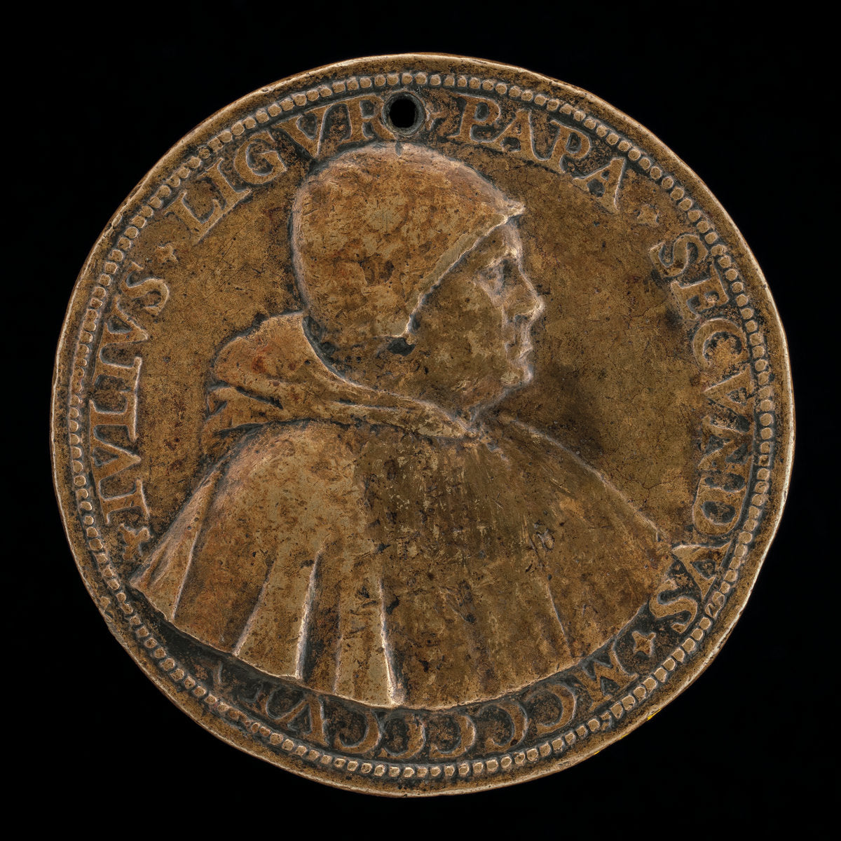 Julius II (Giuliano della Rovere, 1443-1513), Pope 1503 [obverse] by Caradosso Foppa (Italian, c. 1452 - 1526/1527), 16X12"(A3)Poster Print
