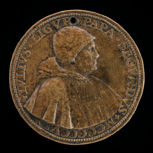 Julius II (Giuliano della Rovere, 1443-1513), Pope 1503 [obverse] by Caradosso Foppa (Italian, c. 1452 - 1526/1527), 16X12"(A3)Poster Print