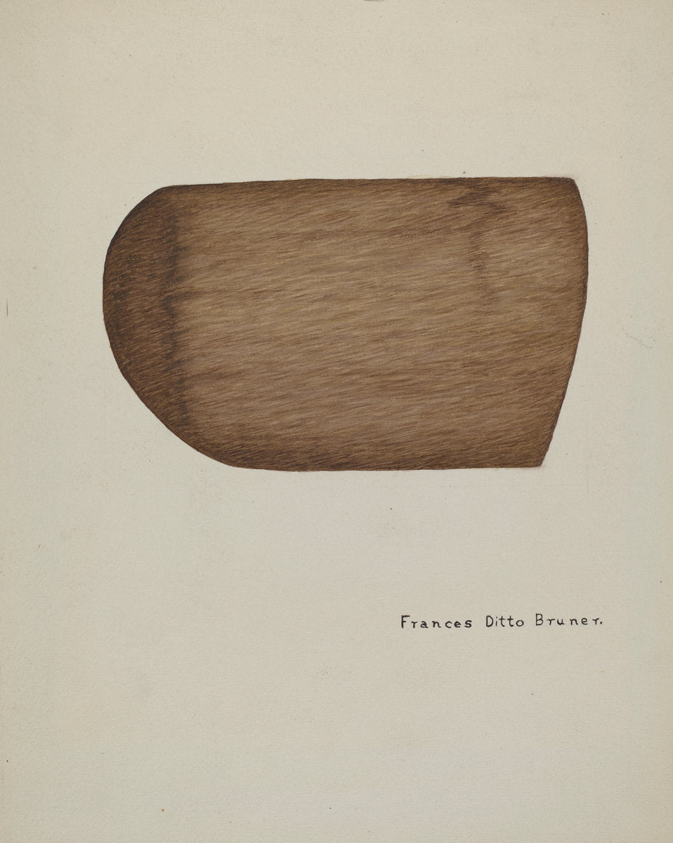 Shaker Bonnet Mold by Francis Bruner (American, active c. 1935), 16X12"(A3)Poster Print