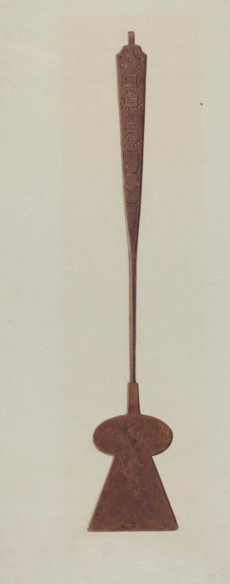 Steel Spatula by Fritz Boehmer (American, active c. 1935), 16X12"(A3)Poster Print