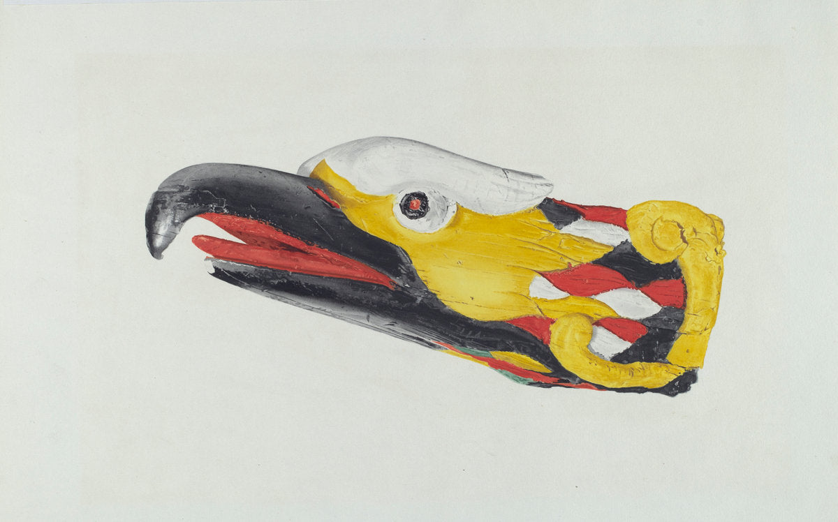 Billet Head: Eagle by Dorothy Van Dunker (American, active c. 1935), 16X12"(A3)Poster Print