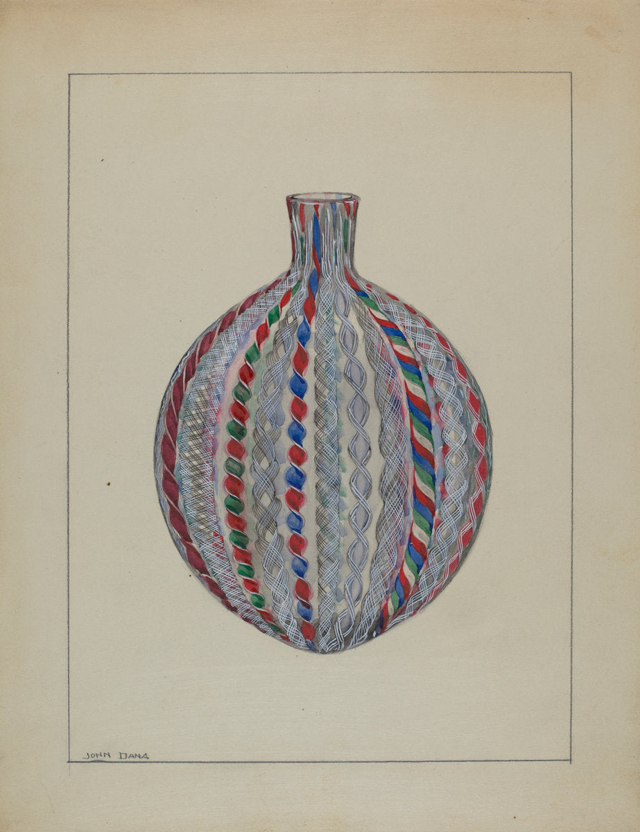 Bottle by John Dana (American, active c. 1935), 16X12"(A3)Poster Print