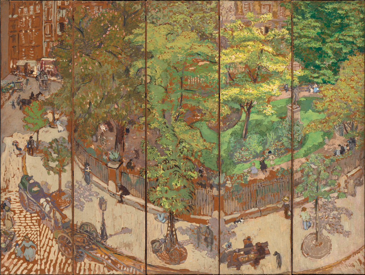 Place Vintimille by Edouard Vuillard (French, 1868 - 1940), 16X12"(A3)Poster Print