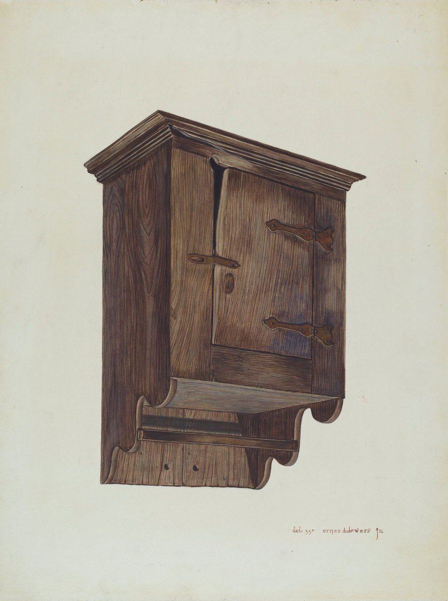 Hanging Closet by Ernest A. Towers, Jr. (American, active c. 1935), 16X12"(A3)Poster Print