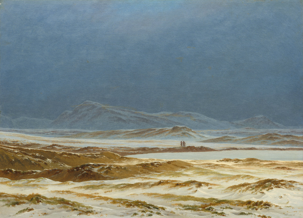Northern Landscape, Spring by Caspar David Friedrich (German, 1774 - 1840), 16X12"(A3)Poster Print