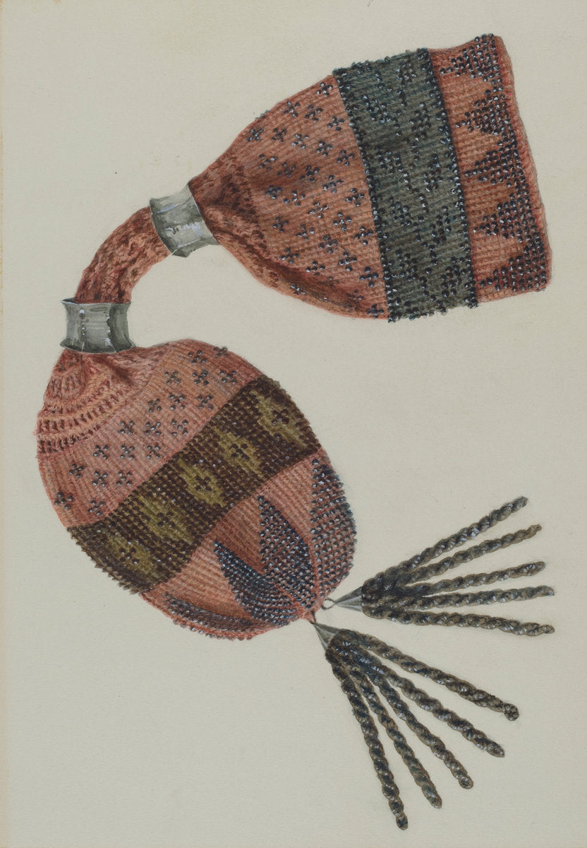 Beaded Purse by Stella Mosher (American, active c. 1935), 16X12"(A3)Poster Print