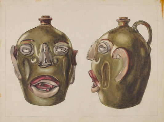 Grotesque Jug by Frank Fumagalli (American, active c. 1935), 16X12"(A3)Poster Print