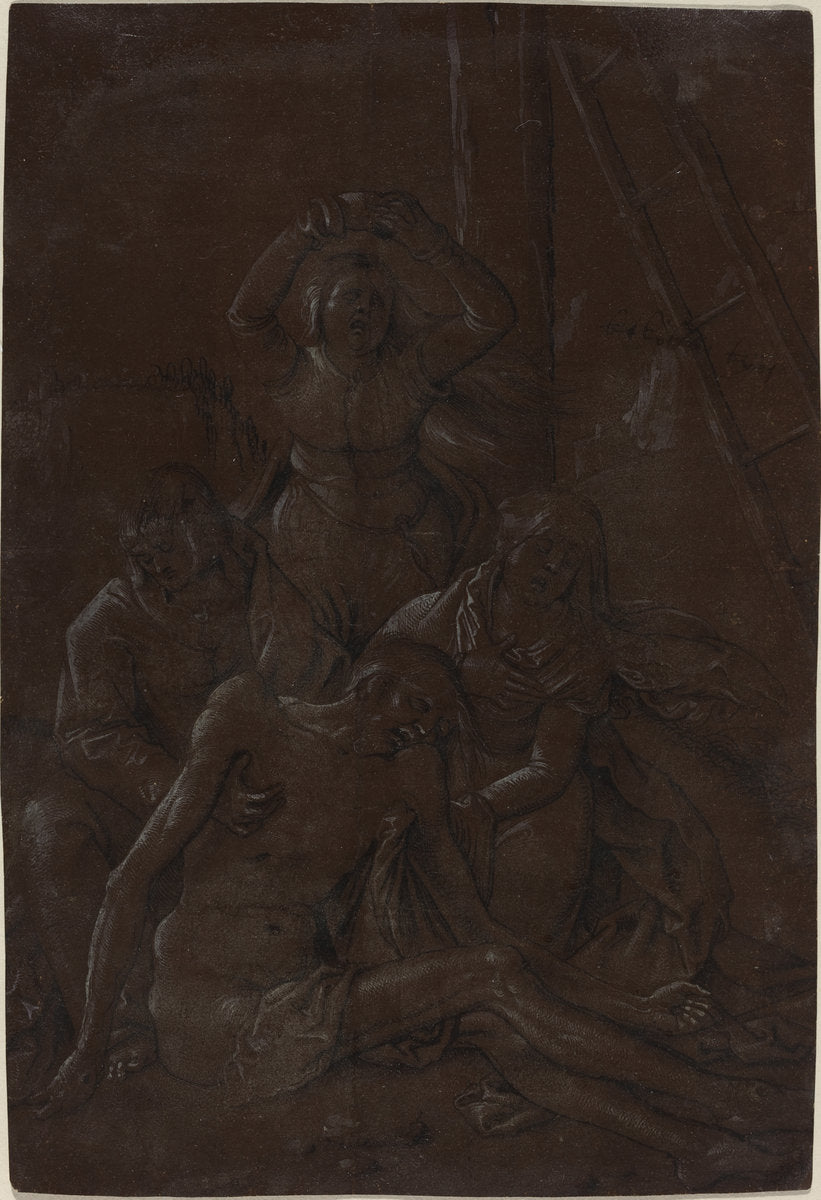 The Lamentation by Hans Baldung Grien (German, 1484/1485 - 1545), 16X12"(A3)Poster Print