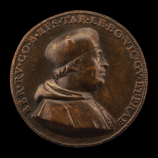 after 1519 by after Francesco Francia (Bernardo de' Rossi, died 1527, Bishop of Treviso 1499, Governor of Bologna 1519-1523 [obverse]), 16X12"(A3)Poster Print