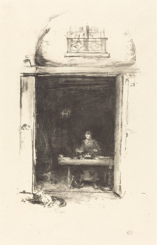 The Smith, Passage du Dragon by James McNeill Whistler (American, 1834 - 1903), 16X12"(A3)Poster Print