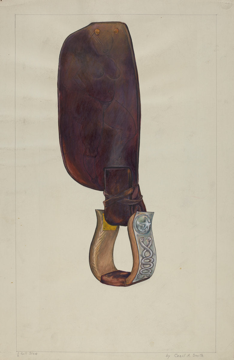 Stirrup by Cecil Smith (American, active c. 1935), 16X12"(A3)Poster Print
