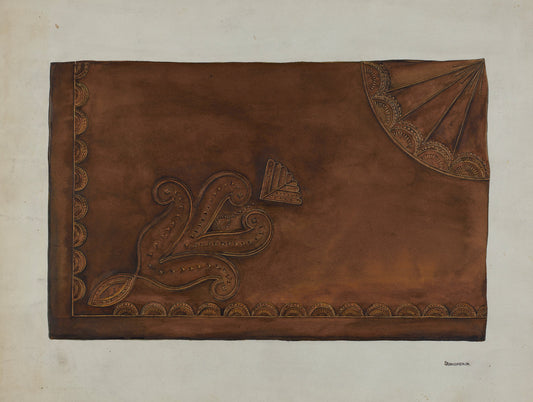 Leather Seat by Gerald Transpota (American, active c. 1935), 16X12"(A3)Poster Print