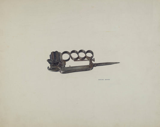 Apache Gun by Wayne White (American, 1890 - 1978), 16X12"(A3)Poster Print