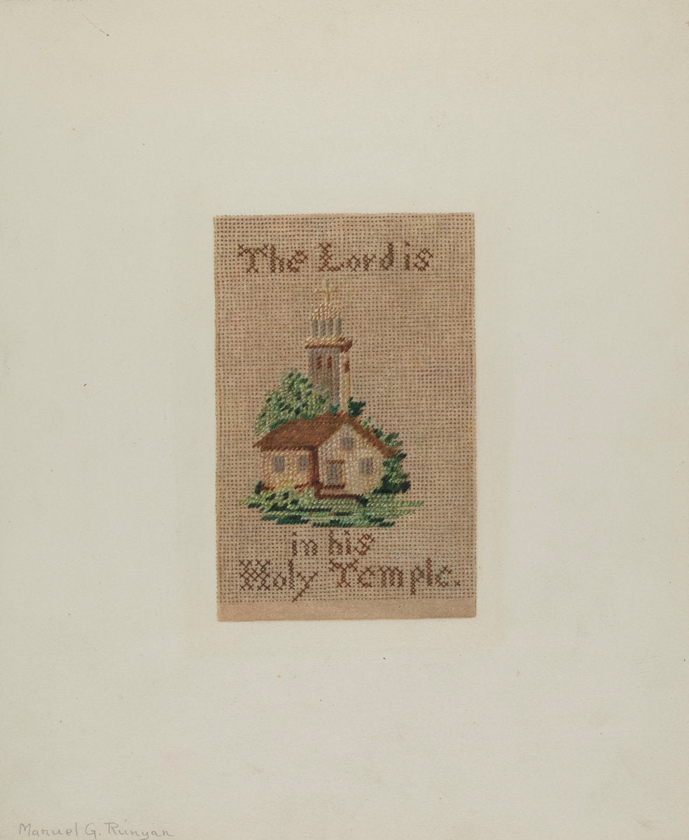Bookmark by Manuel G. Runyan (American, active c. 1935), 16X12"(A3)Poster Print