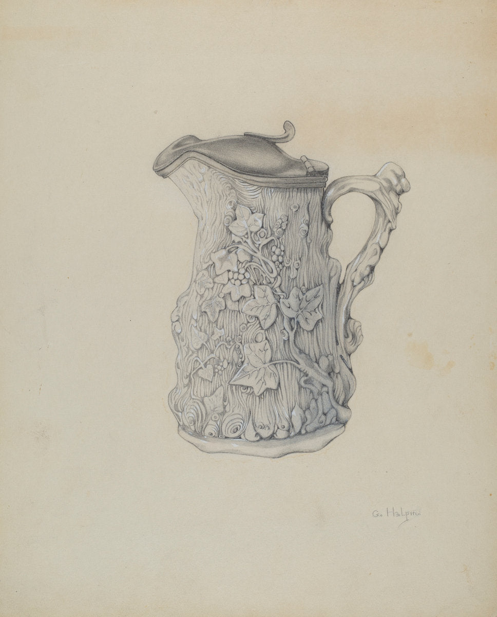 Syrup Pitcher by Grace Halpin (American, active c. 1935), 16X12"(A3)Poster Print