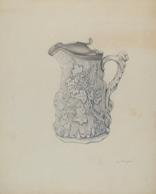 Syrup Pitcher by Grace Halpin (American, active c. 1935), 16X12"(A3)Poster Print