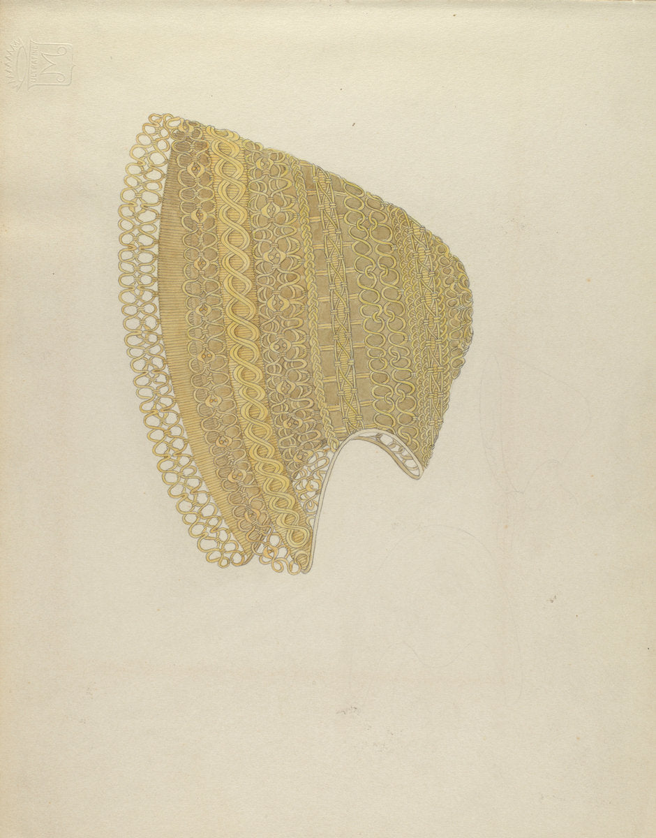 Bonnet by Doris Beer (American, active c. 1935), 16X12"(A3)Poster Print