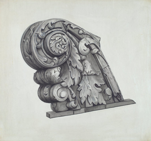 1935/1942 by American 20th Century (Billethead from Frigate "Sabine"), 16X12"(A3)Poster Print