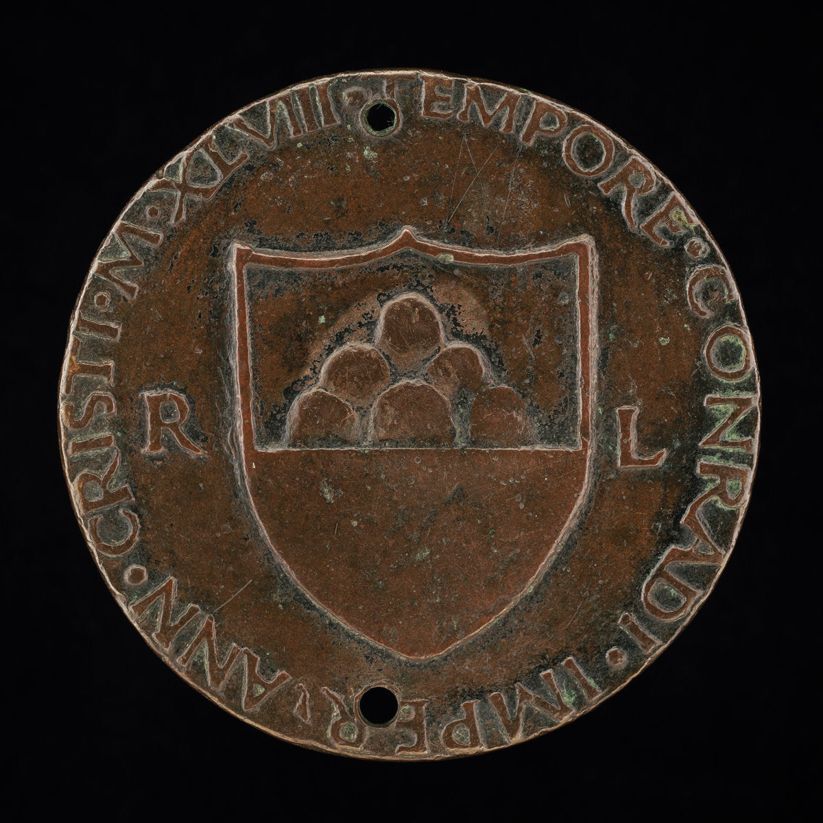 Arms of Lavagnoli [reverse] by Attributed to Giovanni Candida (Italian, before 1450 - c. 1499), 16X12"(A3)Poster Print
