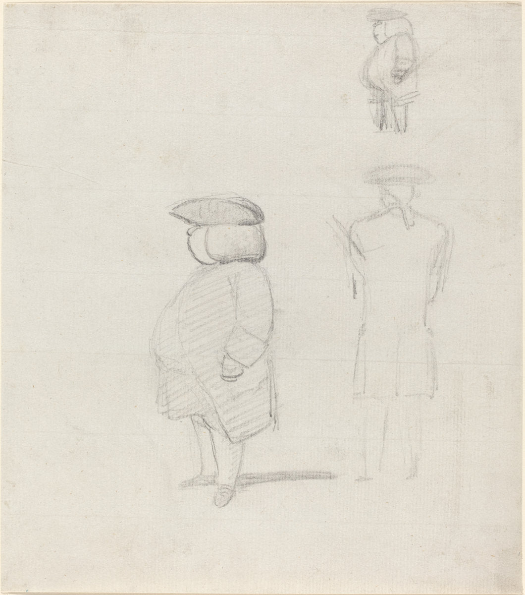 Figure Studies by George Dance II (British, 1741 - 1825), 16X12"(A3)Poster Print