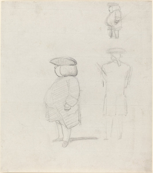 Figure Studies by George Dance II (British, 1741 - 1825), 16X12"(A3)Poster Print