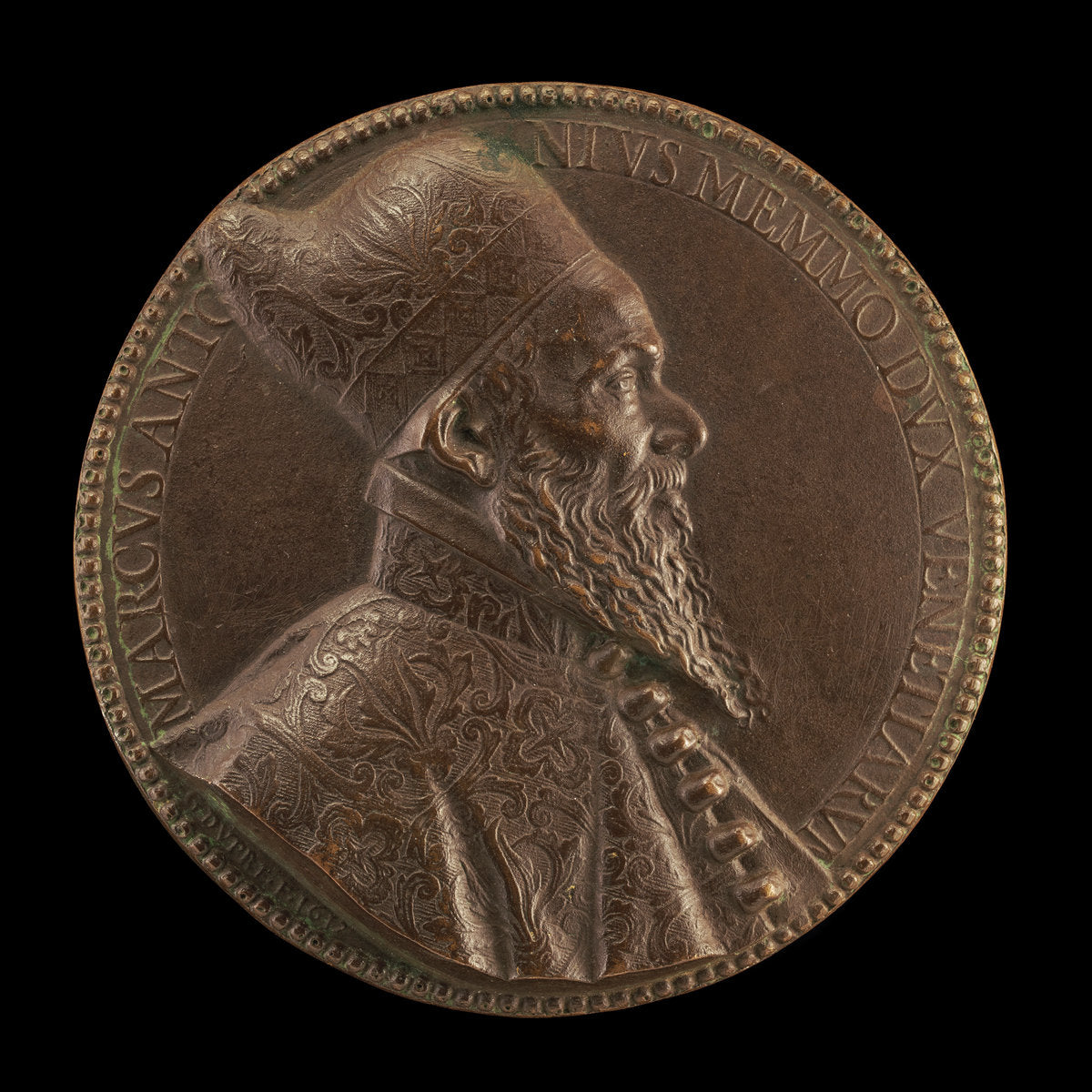 Marcantonio Memmo, 1536-1615, Doge of Venice 1612 by Guillaume Dupré (French, c. 1574 - 1642), 16X12"(A3)Poster Print