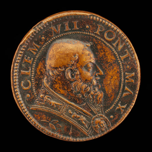 Clement VII (Giulio de' Medici, 1478-1534), Pope 1523 [obverse] by Giovanni Bernardi (Italian, 1494 - 1553), 16X12"(A3)Poster Print
