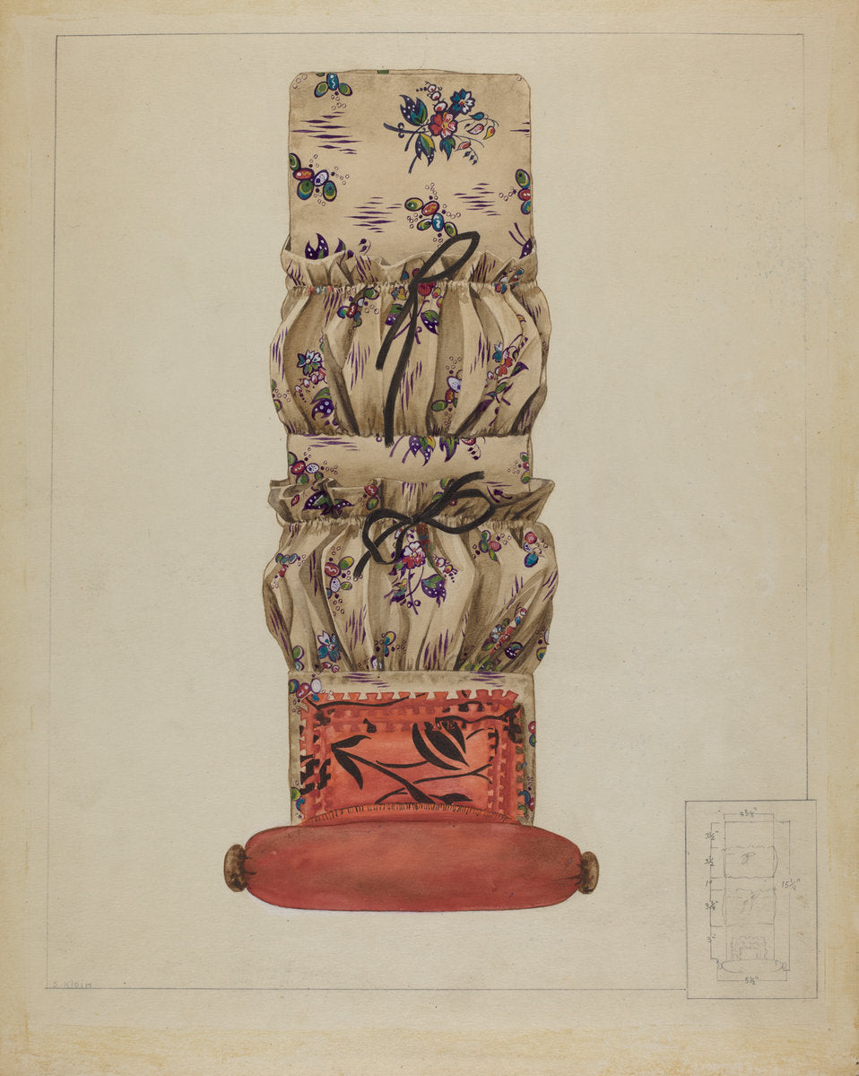 Needle Case by Samuel O. Klein (American, active c. 1935), 16X12"(A3)Poster Print