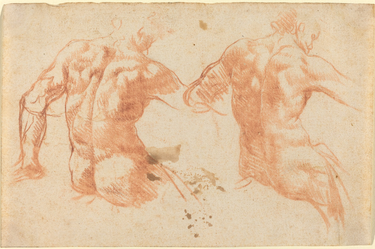 17th century by Italian 17th Century (Two Nudes), 16X12"(A3)Poster Print