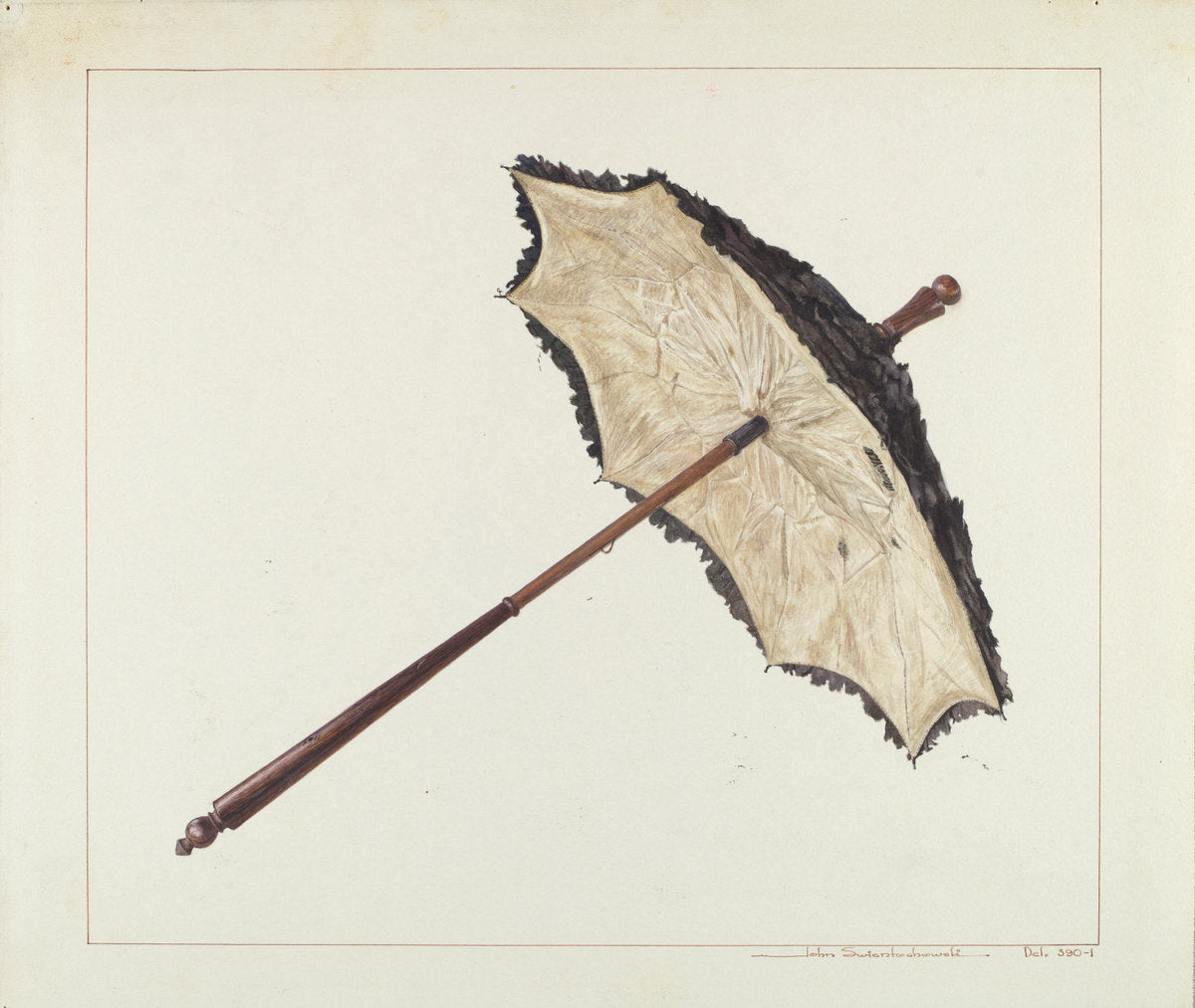 Parasol by John Swientochowski (American, active c. 1935), 16X12"(A3)Poster Print
