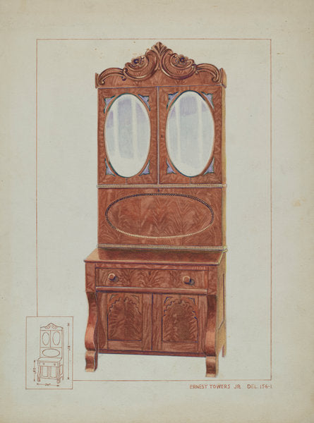 Secretary by Ernest A. Towers, Jr. (American, active c. 1935), 16X12"(A3)Poster Print