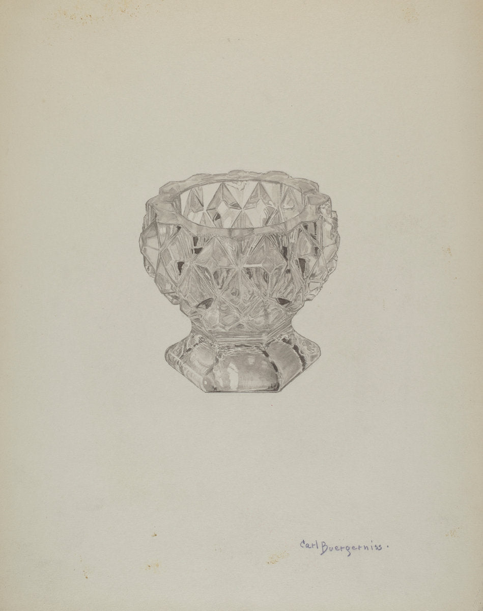 Salt Cellar by Carl Buergerniss (American, 1877 - 1956), 16X12"(A3)Poster Print