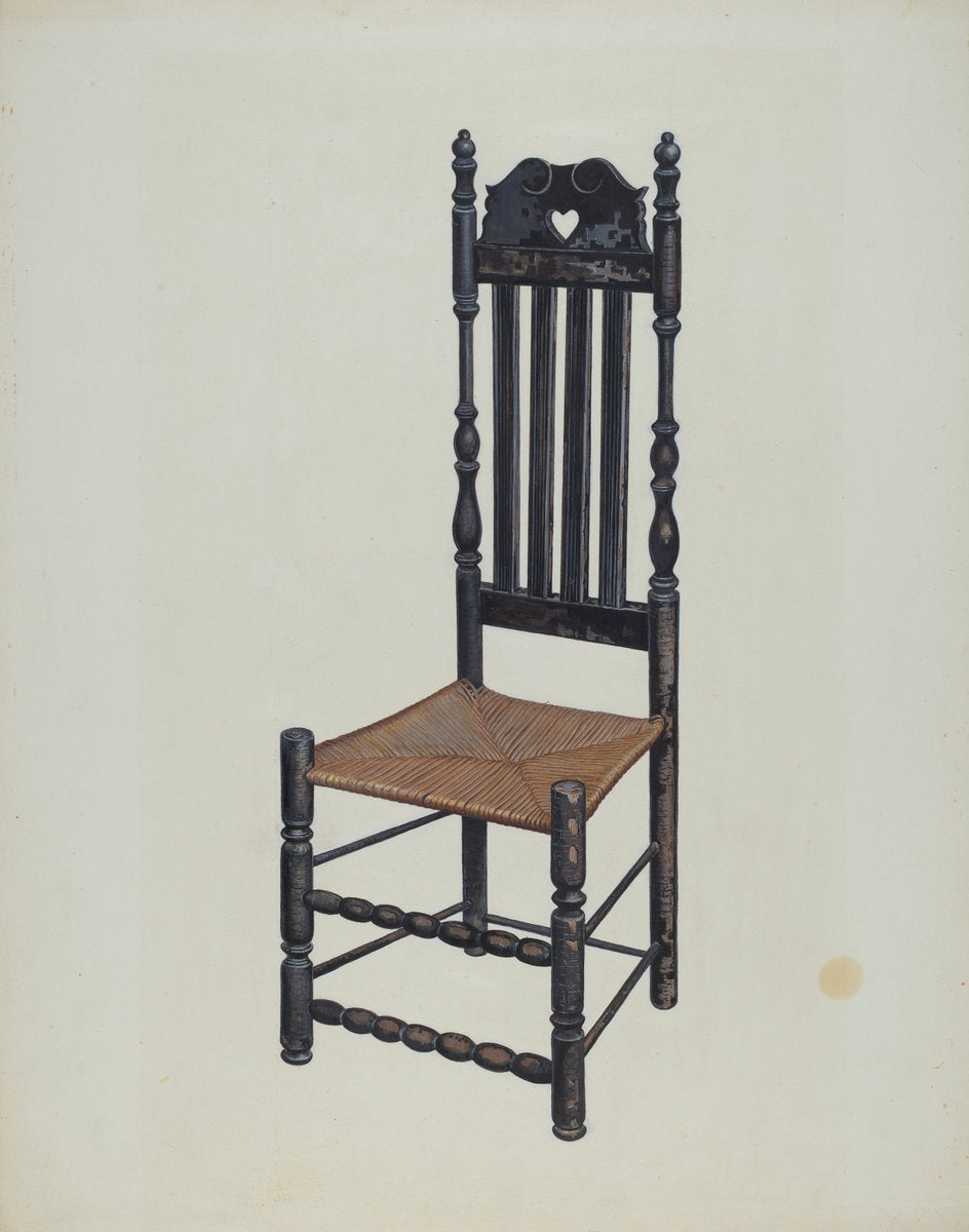 High Back Chair by James M. Lawson and Gordon Saltar (American, active c. 1935), 16X12"(A3)Poster Print