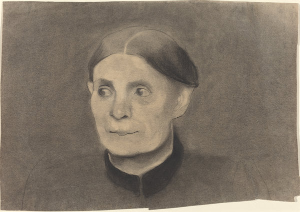 Portrait of a Woman by Paula Modersohn-Becker (German, 1876 - 1907), 16X12"(A3)Poster Print