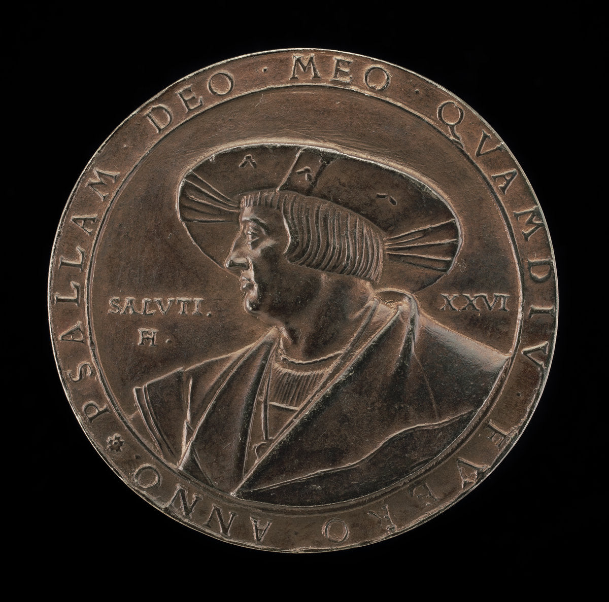 Ludwig Senfl (Sennfel), c. 1486-1542/1543, German Musician and Composer [obverse] by Friedrich Hagenauer (German, active c. 1525 - 1546), 16X12"(A3)Poster Print