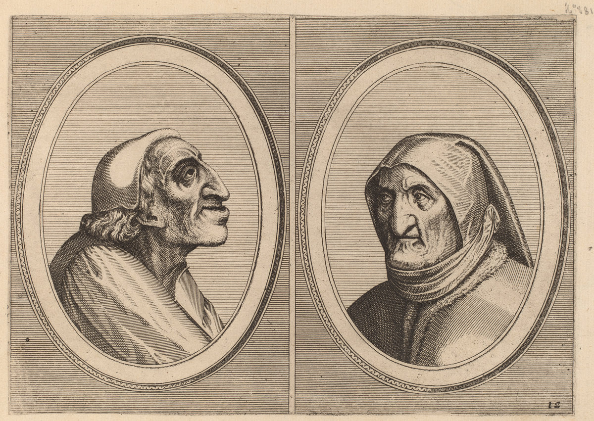 Pater Muylaert and "Mater Bille-bloots" by Johannes and Lucas van Doetechum after Pieter Bruegel the Elder (Dutch, died 1605), 16X12"(A3)Poster Print