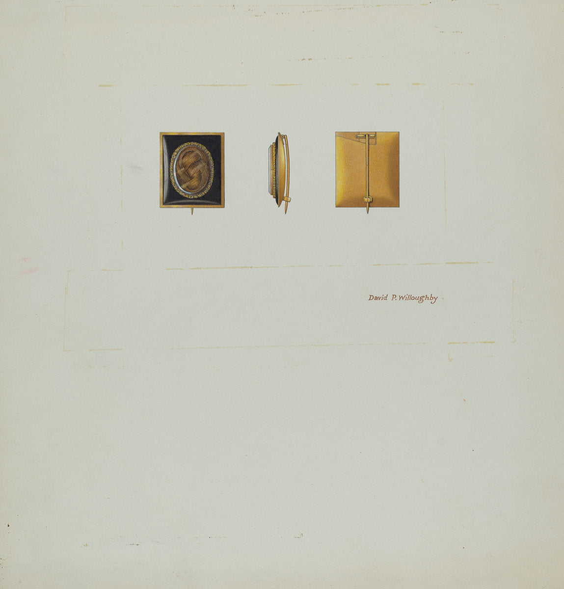 Brooch by David P Willoughby (American, active c. 1935), 16X12"(A3)Poster Print
