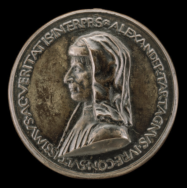 Alessandro Tartagni, 1421-1477, Lawyer [obverse] by Sperandio (Italian, c. 1425/1428  - c. 1504), 16X12"(A3)Poster Print