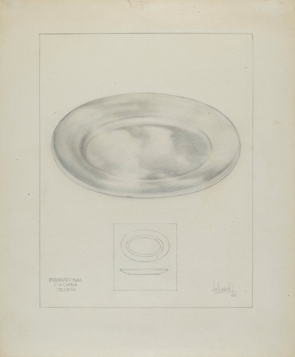 c. 1936 by Joseph Sudek (Server Dish), 16X12"(A3)Poster Print