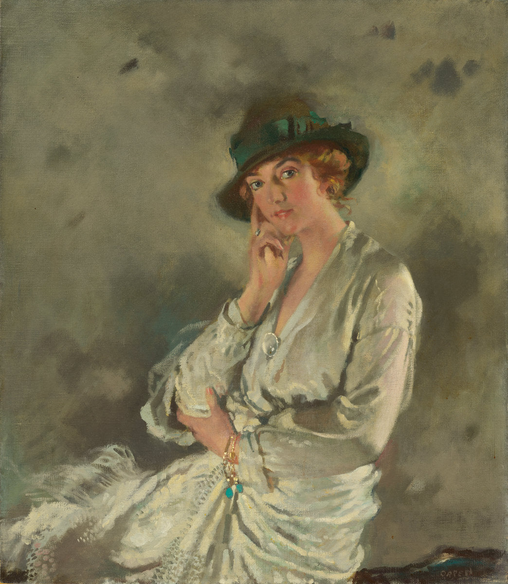 Mrs. Charles S. Carstairs by Sir William Orpen (Irish, 1878 - 1931), 16X12"(A3)Poster Print