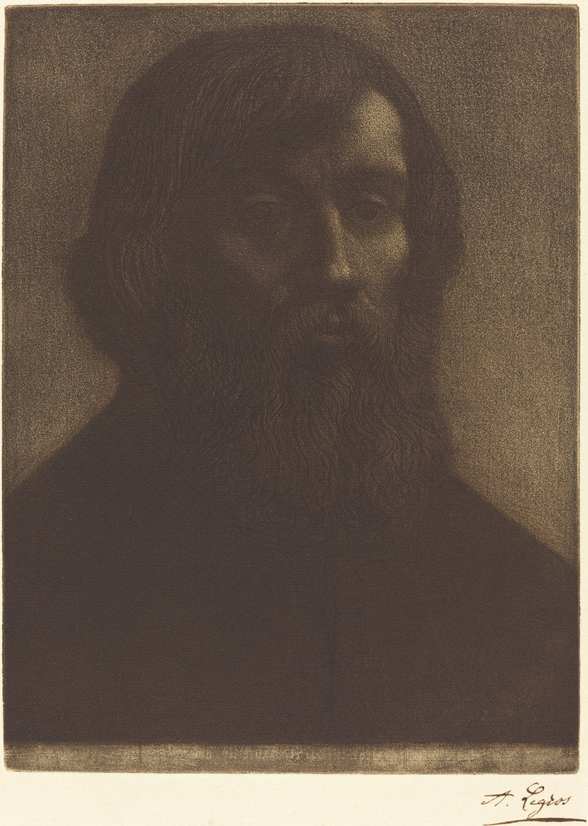Poet (Le poete) by Alphonse Legros (French, 1837 - 1911), 16X12"(A3)Poster Print