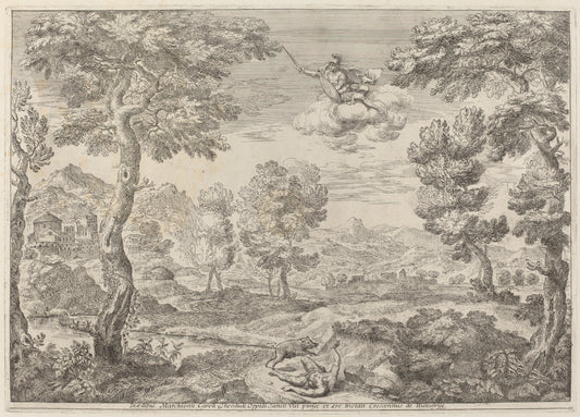 Mars's Revenge on Adonis by Crescenzio Onofri (Italian, probably 1632 - 1712 or after), 16X12"(A3)Poster Print